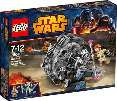 LEGO Set-General Grievous' Wheel Bike-Star Wars / Star Wars Episode 3-75040-1-Creative Brick Builders